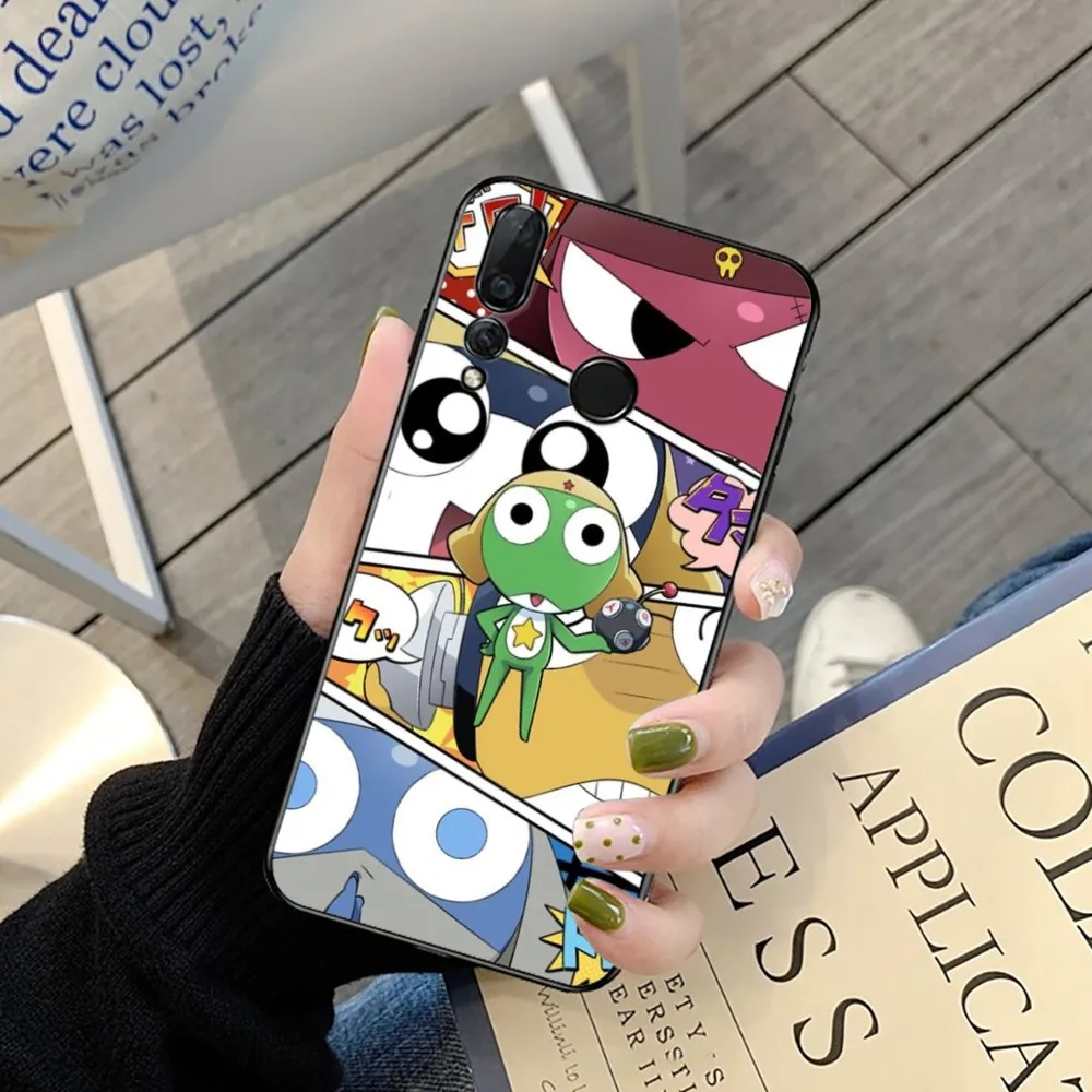 Cartoon Keroro Gunsou Frog Phone Case For Huawei Y9 6 7 5 Prime Enjoy 7s 7 8 plus 7a 9e 9plus 8E Lite Psmart Shell