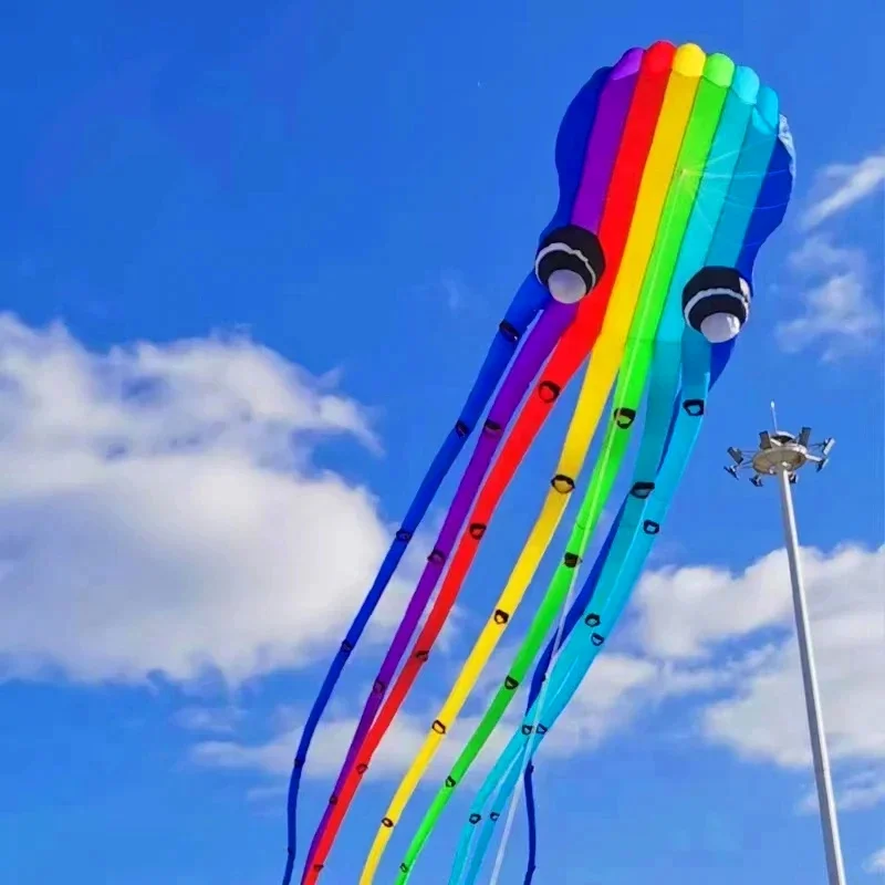 شحن مجاني 23 متر الأخطبوط الطائرات الورقية ركوب الأمواج تحلق papalotes للبالغين المظلة معدات الطيران الشراعي لعبة للهواء الطلق حديقة الطفل