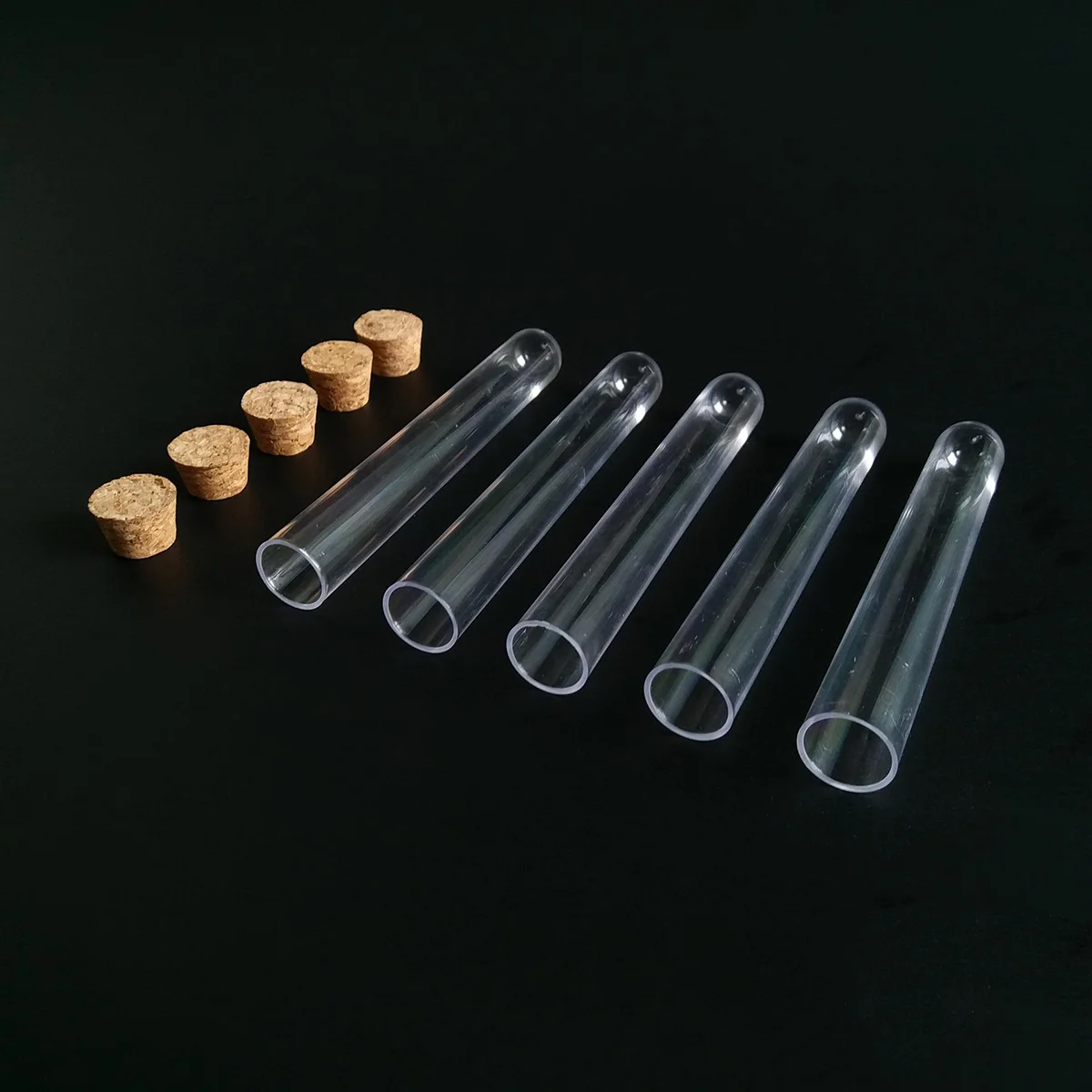 

12 шт. 20X150 мм комплект пластиковых пробирок премиум-класса, экологически чистый, прочный для научных экспериментов, образец хранения жидкости