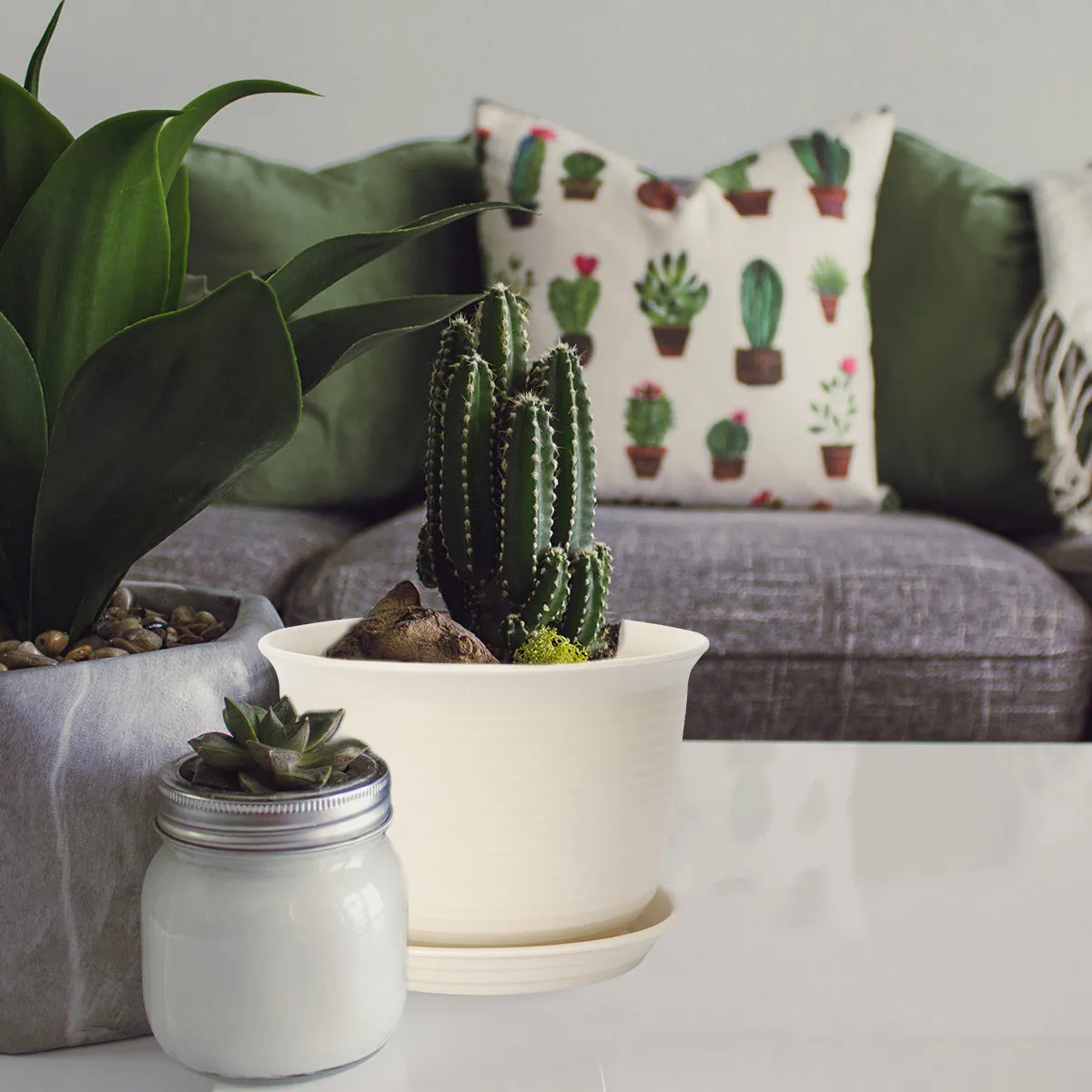 

Кашпо из смолы среднего размера, абрикосового цвета, с дренажными отверстиями для сада, питомника, поделок, маленькие декоративные горшки для дома