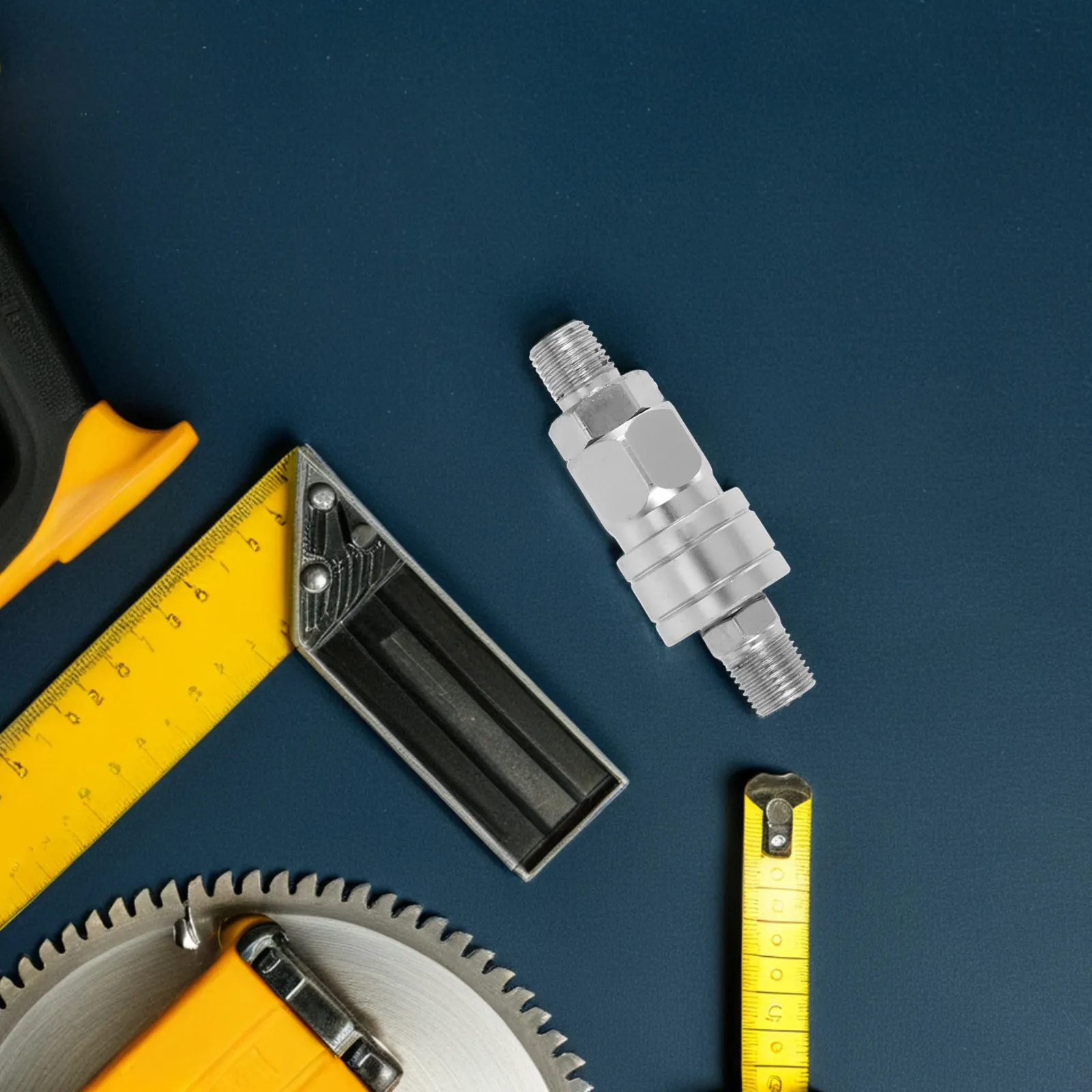 Hydraulic Quick Connect Coupler Self-Locking High Strength Alloy Steel Pneumatic Tool Connector Vehicle Quick Release Air Hose