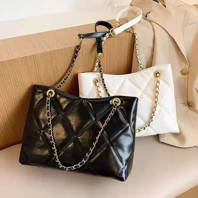 

Thirteen - Row Autumn Rhombus - Pattern Big Bag, 2025 New Fashionable Single - Shoulder and Cross - Body Bag