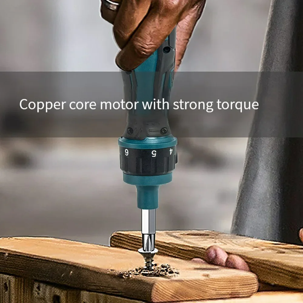 0.15-7 Nm Large Torque Manual Tool Electric Screwdriver Straight Handle Mini Electric Drill Hand Tools Ratchet Screwdriver Set