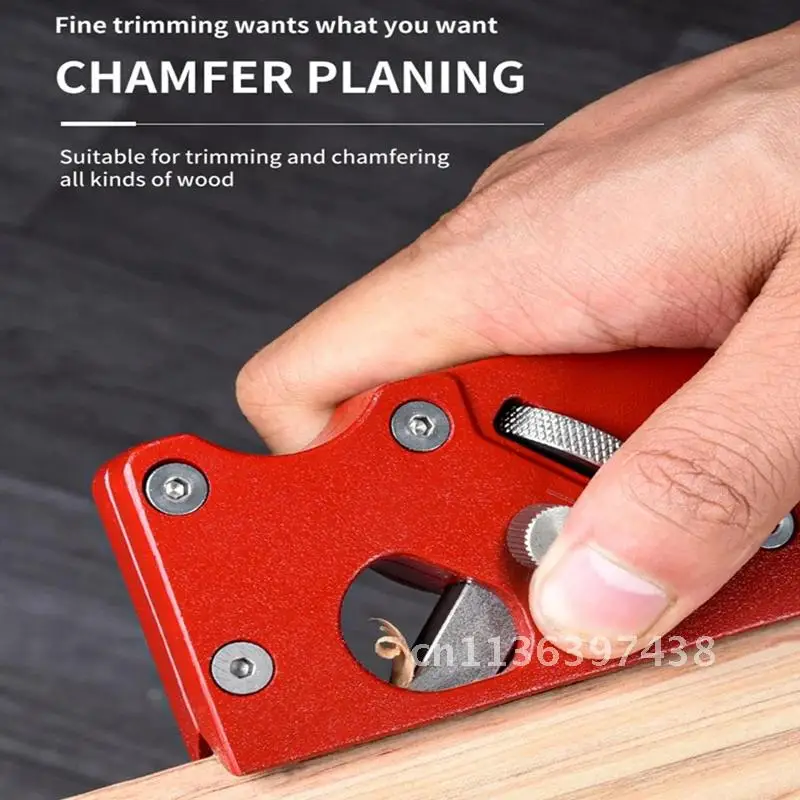 

Woodworking Manual Planer Carpenter Hand Tool Lightweight Portable Chamfering Trimming Planer Edge Corner Plane 45 Degree Bevel