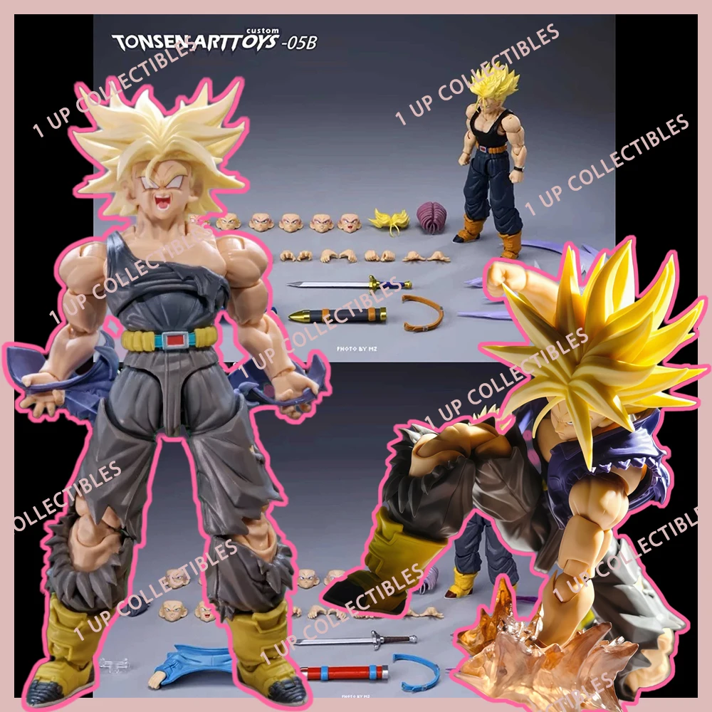 

Tonsen Arttoys Dragon Ball Z Trunks 05A 05B Aciton Figure Super Saiyan Torankusu Brinquedos Anime Figure Model Collect Toy Gifts