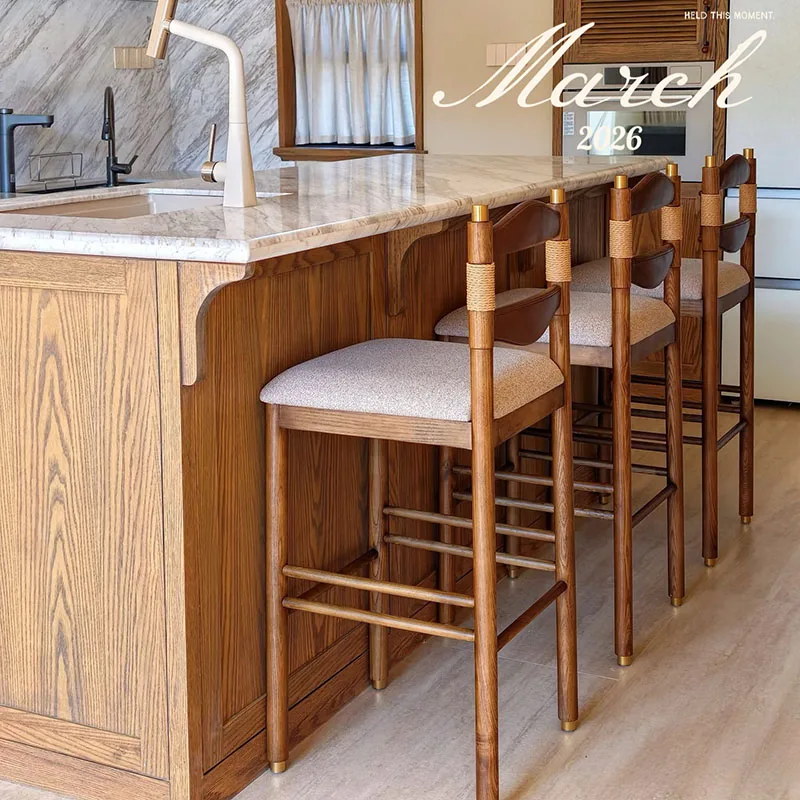 

Restaurant Designer Bar Chairs Kitchen Luxury Wood Living Room High Modern Barstools Relaxing Sillas Lounge Suite Furniture