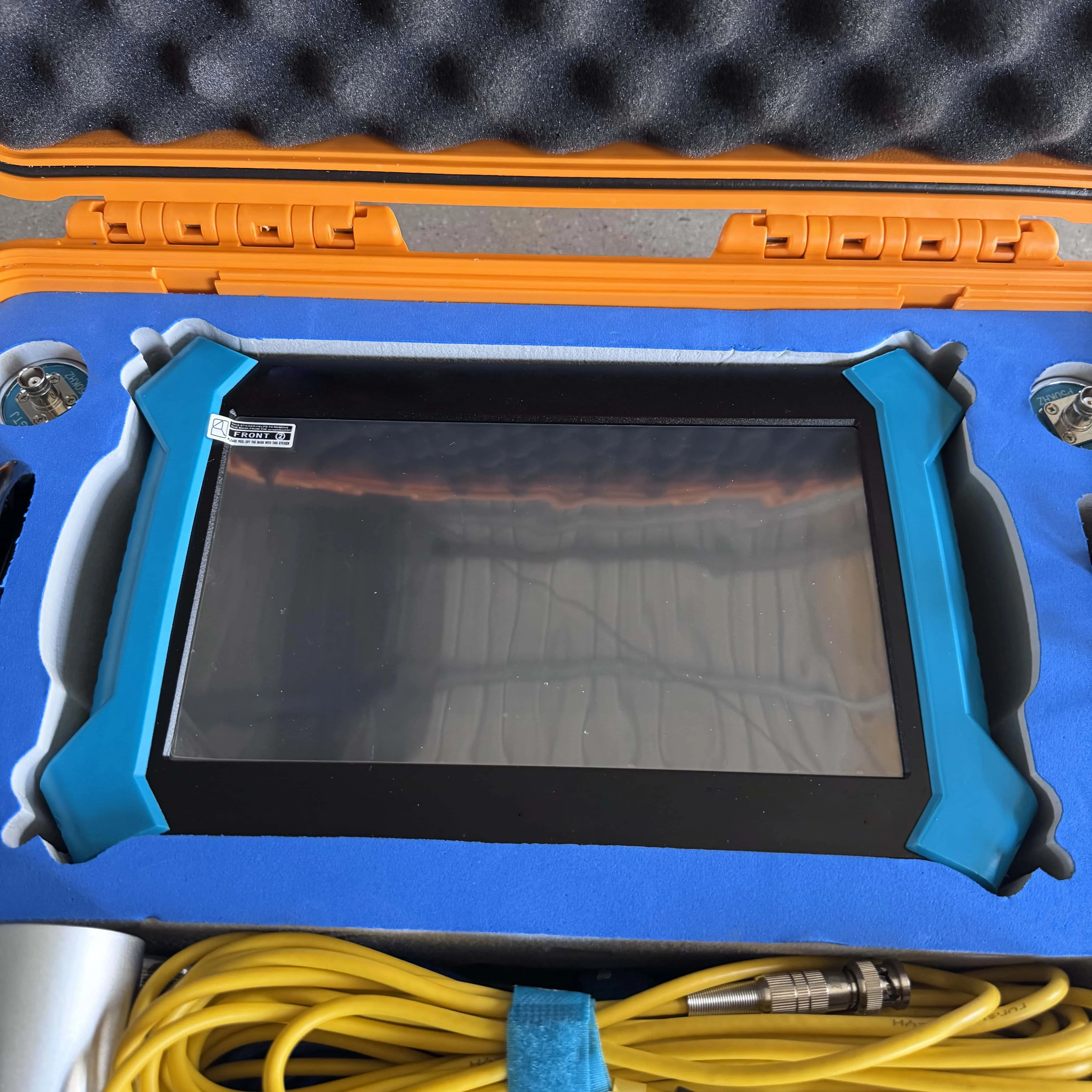 Peralatan Ndt Penguji Kecepatan Pulsa Ultrasonik Detektor Non-Logam dengan Garansi 1 Tahun Tenaga Elektronik