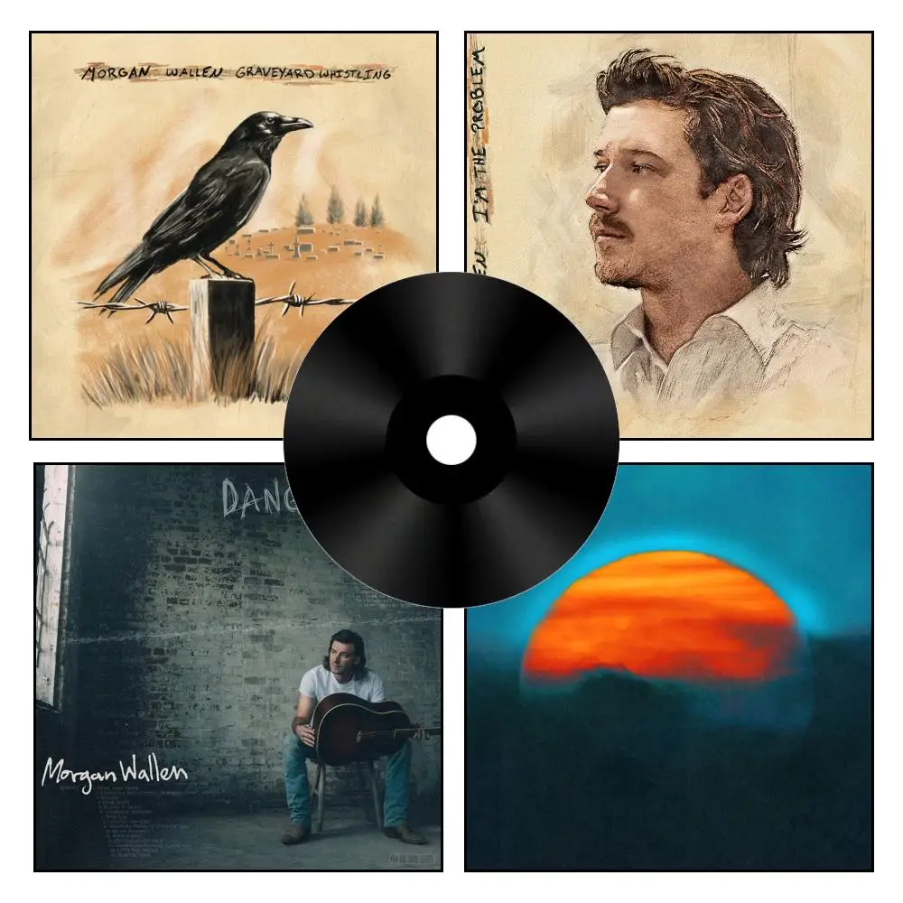 Singer M-Morgan Wallen Music Album Poster Personalized Aesthetic Wall Decor Modern Bedroom Room Decoration
