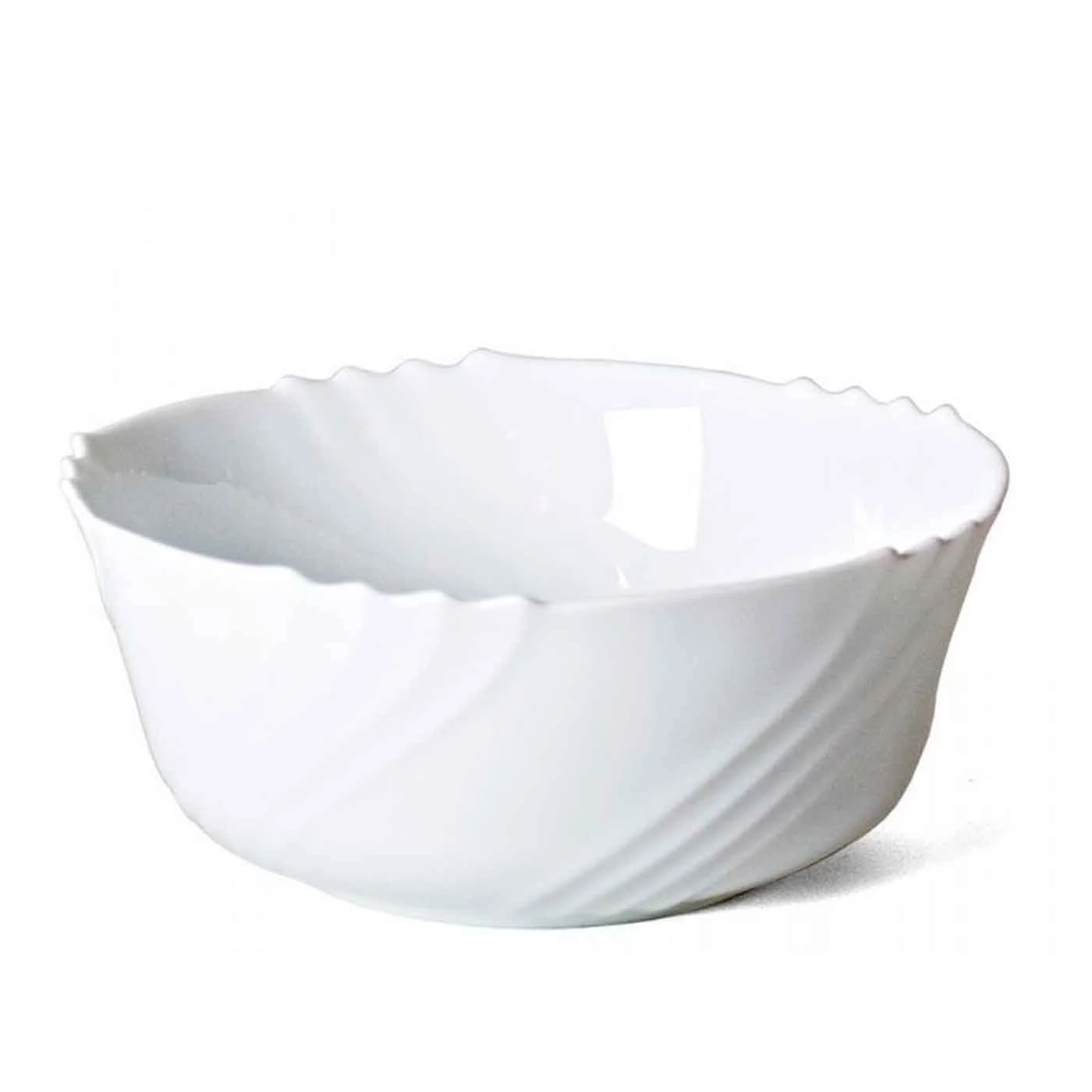 Salad Bowl capacity 2 L. Salad bowl, popcorn container, snacks, fruit, light and resistant. White Color. Diameter