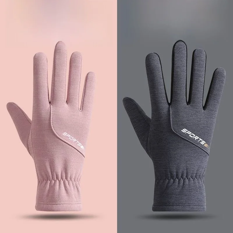 

Зимние перчатки с сенсорным экраном, мужские перчатки с флисовой подкладкой, ветрозащитные, водонепроницаемые, для езды на велосипеде, вождения, перчатки с открытыми пальцами для мужчин и женщин