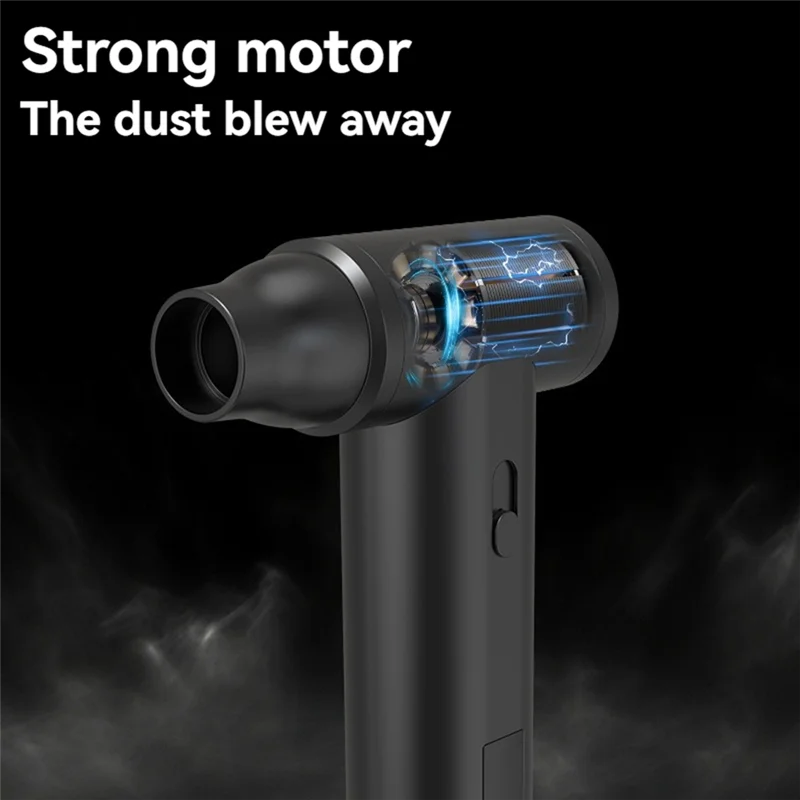 RMWIN-Electric Air Duster Brushless Jet Fan Handheld Compressed Air Duster LED Display Brushless Jet Fan