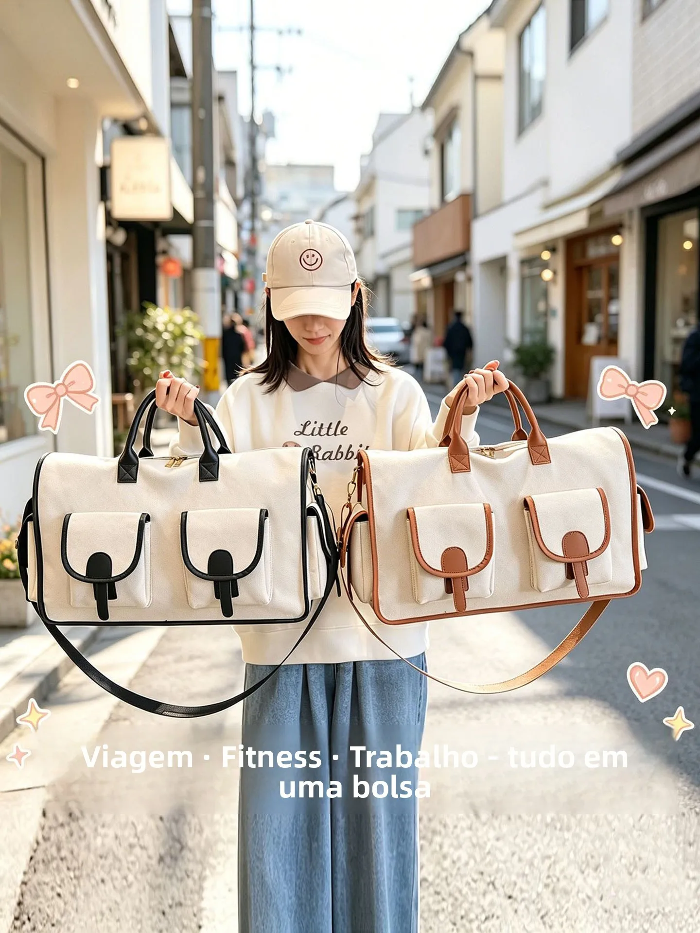 large-capacity-short-trip-bag-for-women-business-travel-fitness-commuting-high-aesthetic-suitcase-wet-and-dry-separation-2026