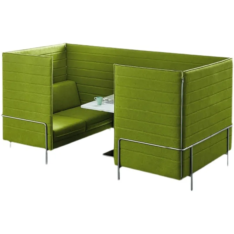 single double sofa set Modern high back card table creative office reception cafe leisure furniture living room villa