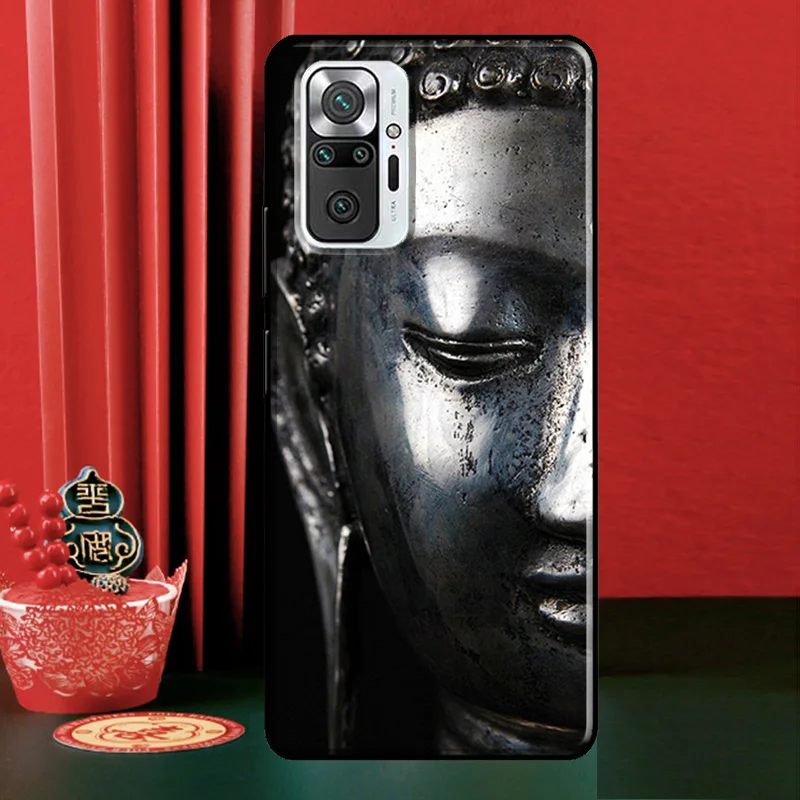 gautama buddha For Xiaomi Redmi 10 9 9A 9C 9T Case For Redmi Note 10 Pro 8 9 9S 10S Note 11 Pro Coque