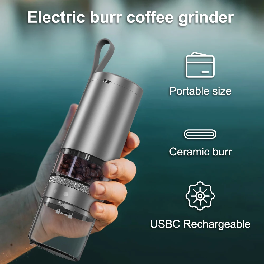 Automatic Coffee Bean Grinders for Beans, Spices, Herbs, Nuts, Grains Mini Coffee Grinder