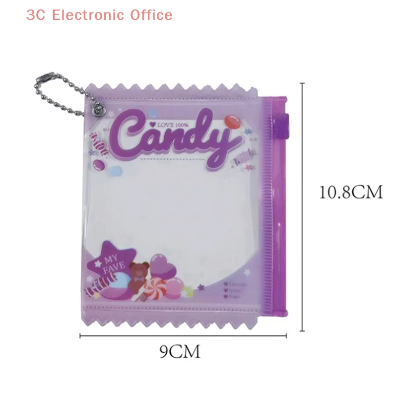 Idol Photo Card Display Prop Badge Storage Candy Bag Photocard Holder Pendant.