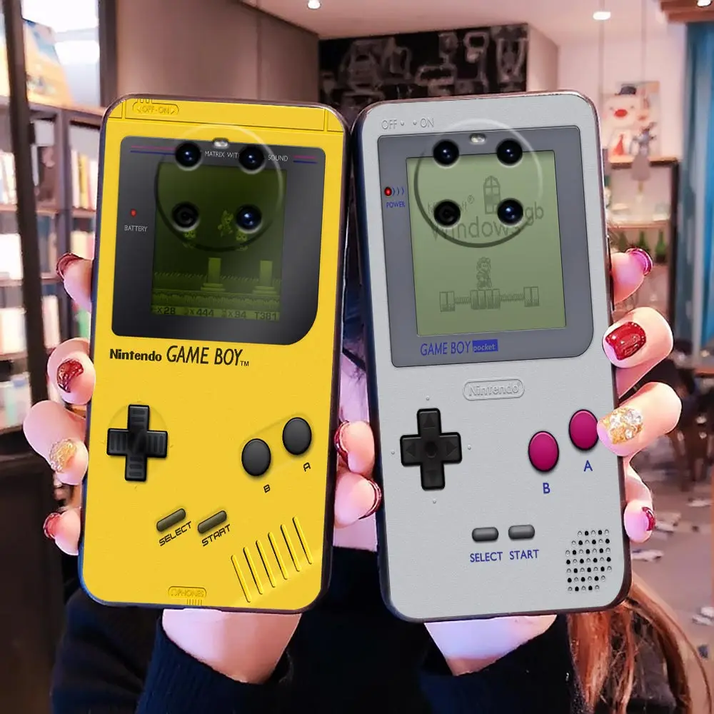 

Classic Game-Boy Model Phone Funda Coque Case For HUAWEI P50 P40 P30 P20 P10 P9 P8 MATE 30 20 20X 10 9 8 TPU Case Capa Shell