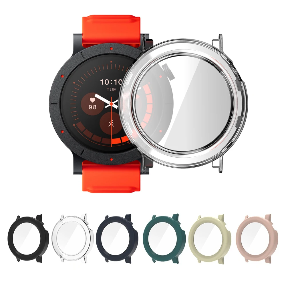 

Hard Shell Glass Screen Protector Film Smartwatch Full Frame Case For Nothing CMF Watch Pro 3 Protective Cover Smart Accessories