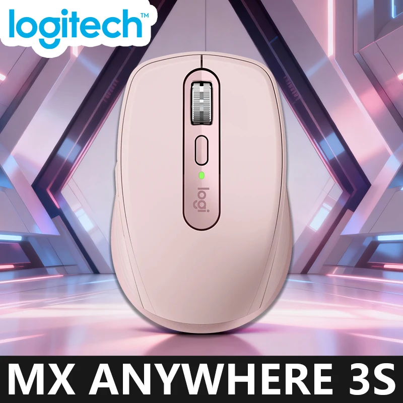 

Logitech MX Anywhere 3S Wireless Ergonomic Mouse, MagSpeed Wheel, Darkfield, 8000 DPI, Silent, 3-Device, Mac/Laptop Use