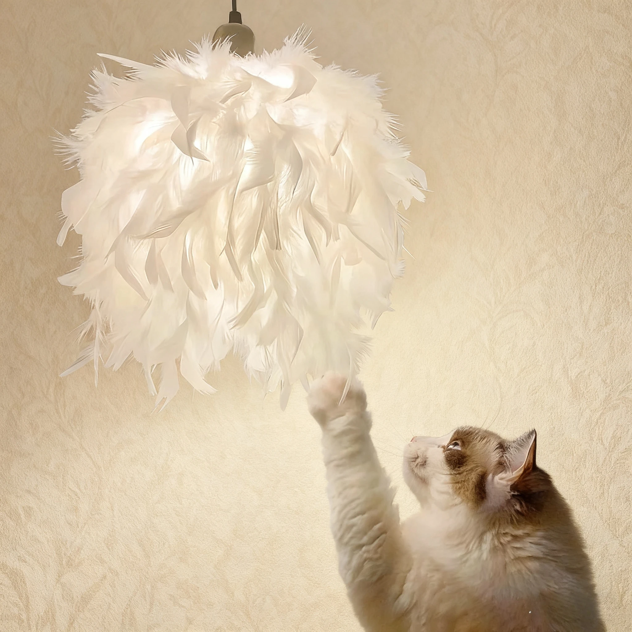 

100Pcs White Natural Feathers 4-8cm for DIY Feather Crafts Wedding Party Home Decorations Accessories