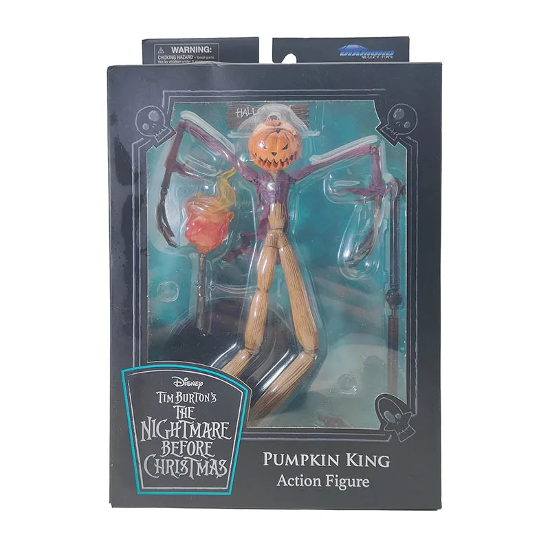 

Diamond Select Toys Nightmare before Christmas Jack Skellington Ghost Action Figure Model Collectible Handmade Toy