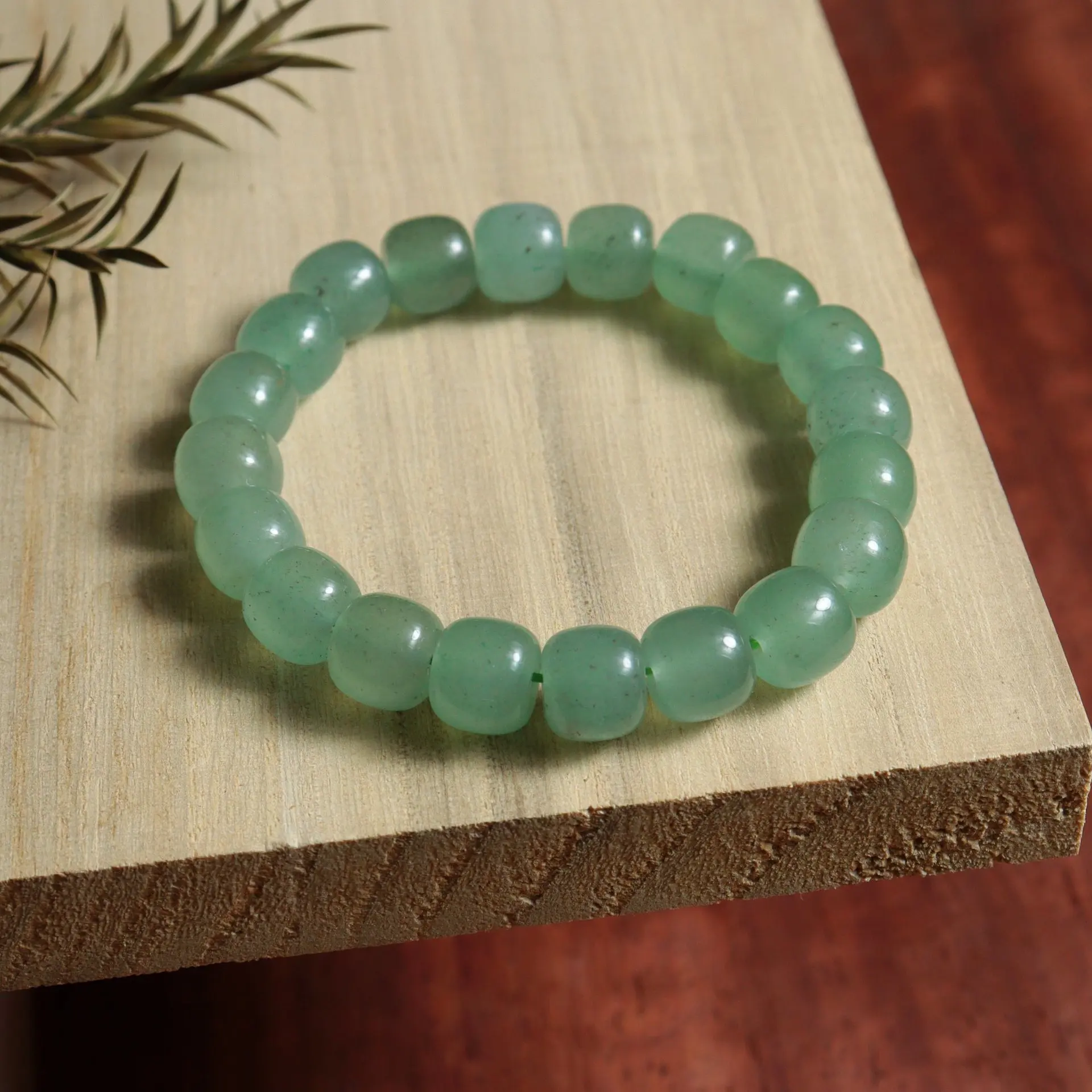 

Браслет из натурального нефрита Донлинг в форме абакуса, изысканный, модный, для мужчин и женщин, для пар.