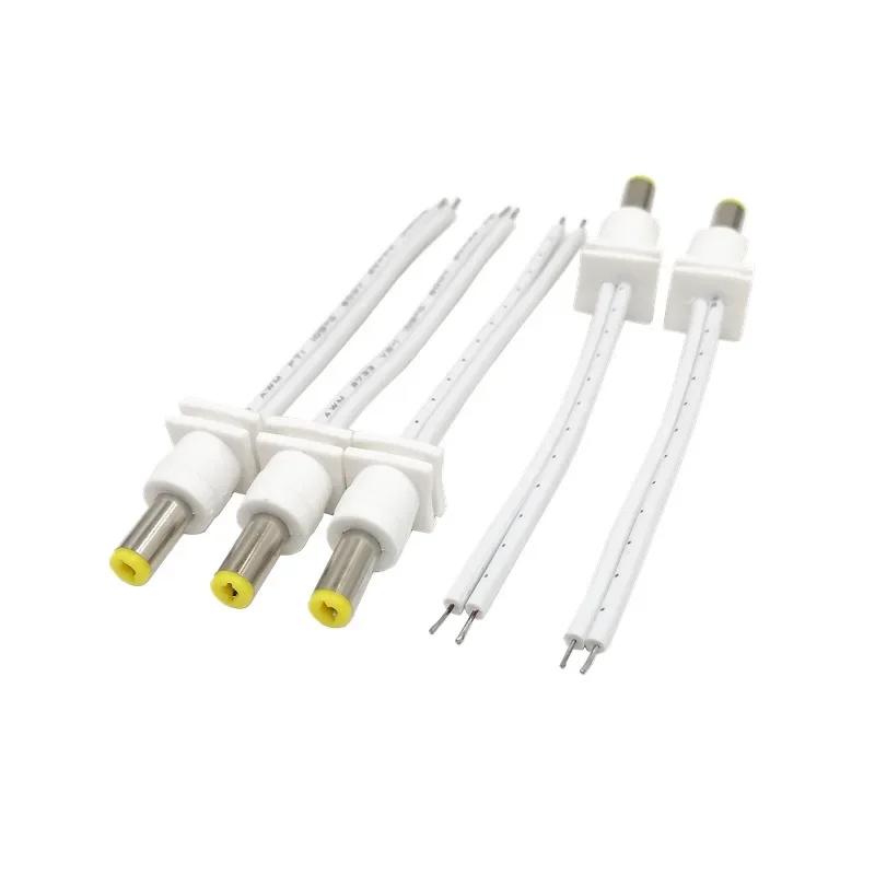 Dc Connectoren 5.5X2.1Mm Dc Power Pigtail Kabel Mannelijke Connector Voor Cctv Beveiliging Camera Power Adapter Connectoren Met Kaart Bit