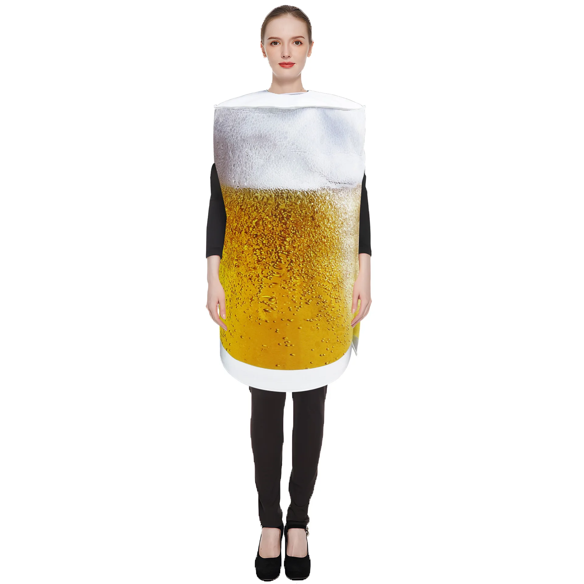 Unisex Men Pint Of Beer Costume Women White Claw Hard Seltzer Halloween Costume For Adult