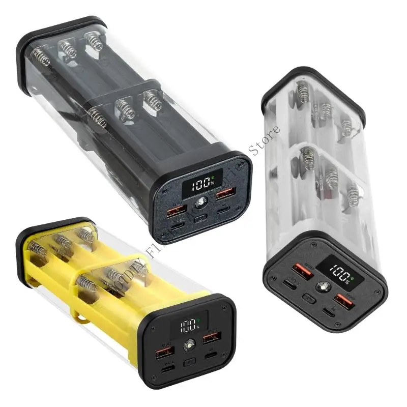 367E Green Energies Powerbanks No Welding With Safety Features For 18650 Batteries