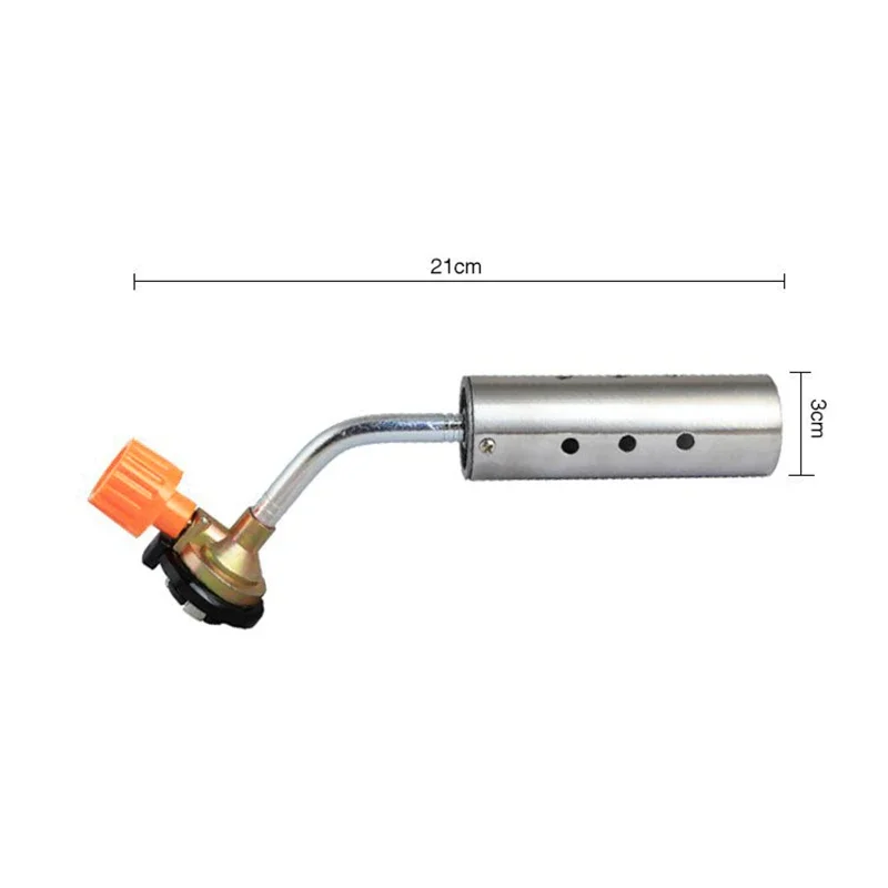 Butane Torch Outdoor Camping BBQ Flame Gun Soldering Heat Gun for Welding Brazing Gas Torch Lighter with Adjustable Flame