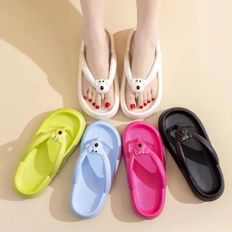 

Women's Slippers Fashion Summer Flip Flops Shoes Sandals Beach Outside and Home Ladies Casual Daily Easy Wear