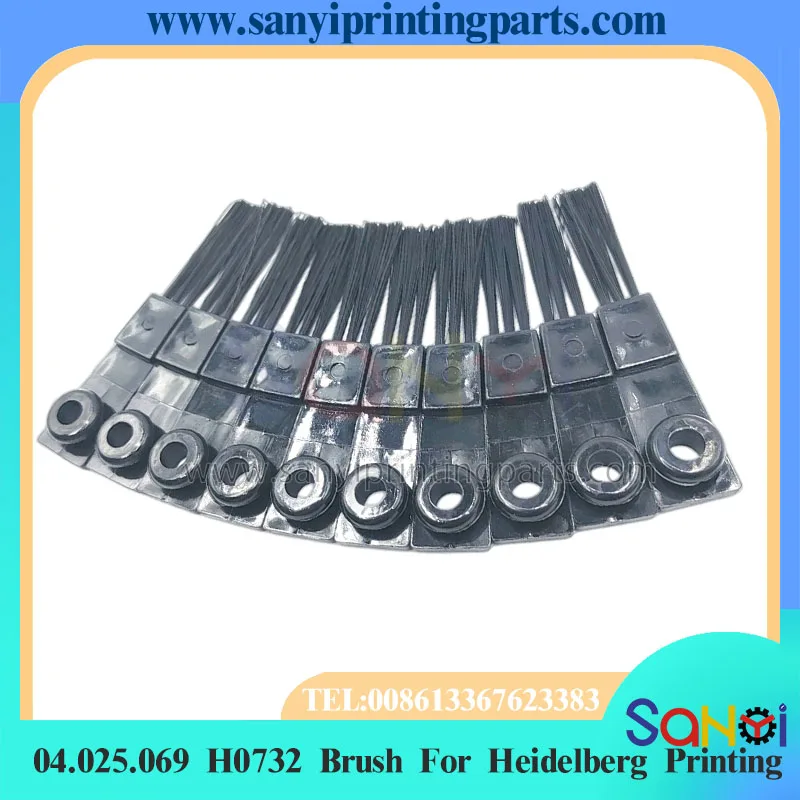 10 Pieces 04.025.069 H0732 Brush For Heidelberg OF GTO Printing Machine Parts