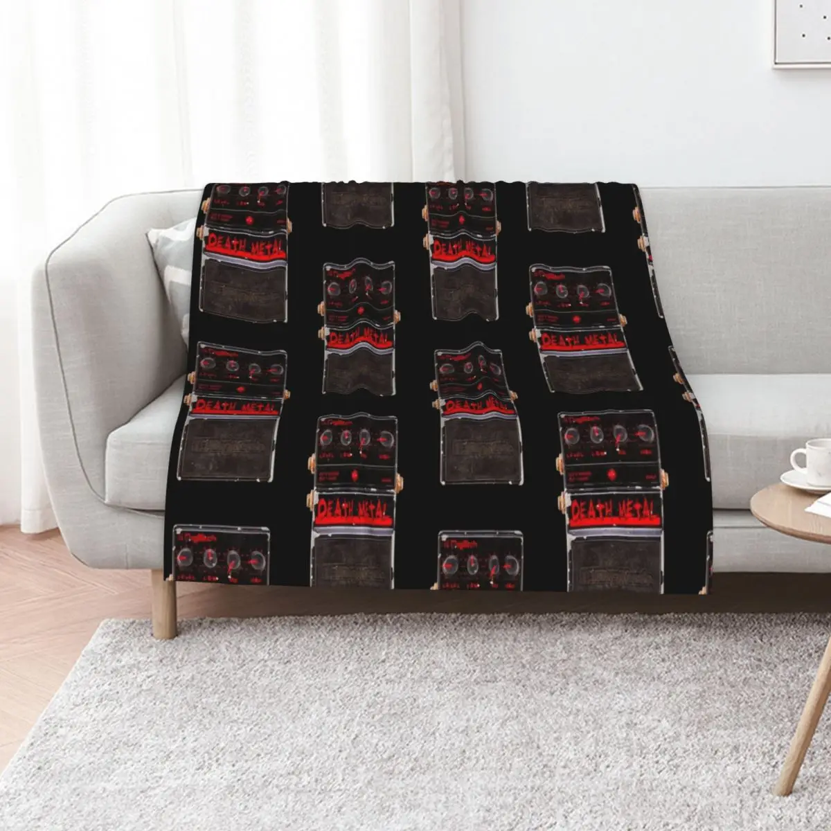 Digitech Death Metal Guitar Pedal vintage Throw Blanket Soft Home Decor Blanket for Couch Bedroom