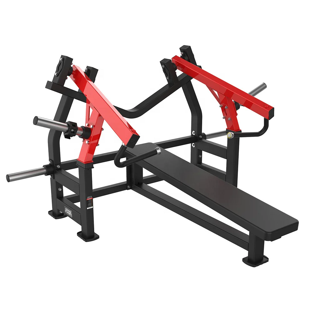 High Standard Vertical Chest Press Steel Square Tube Plate Loaded Strength Training Machine for Commercial Gym Fitness Center