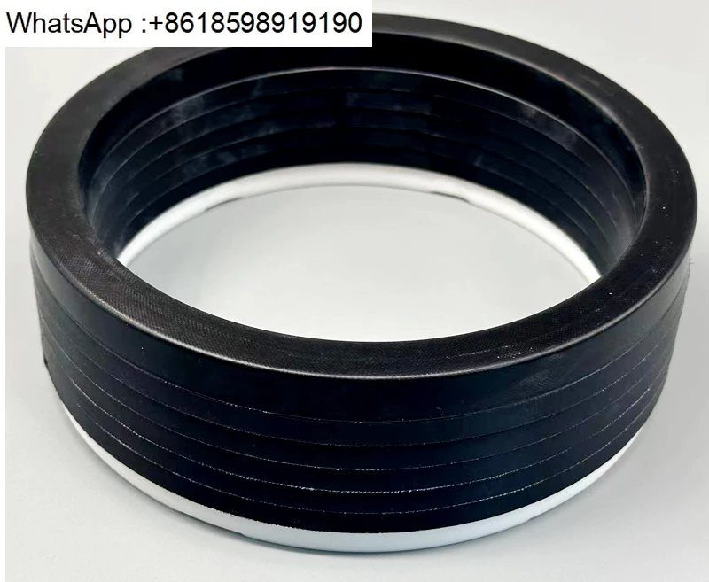 ES type ESV type open and closed loop cloth nitrile fluororubber V type combined piston sealing ring