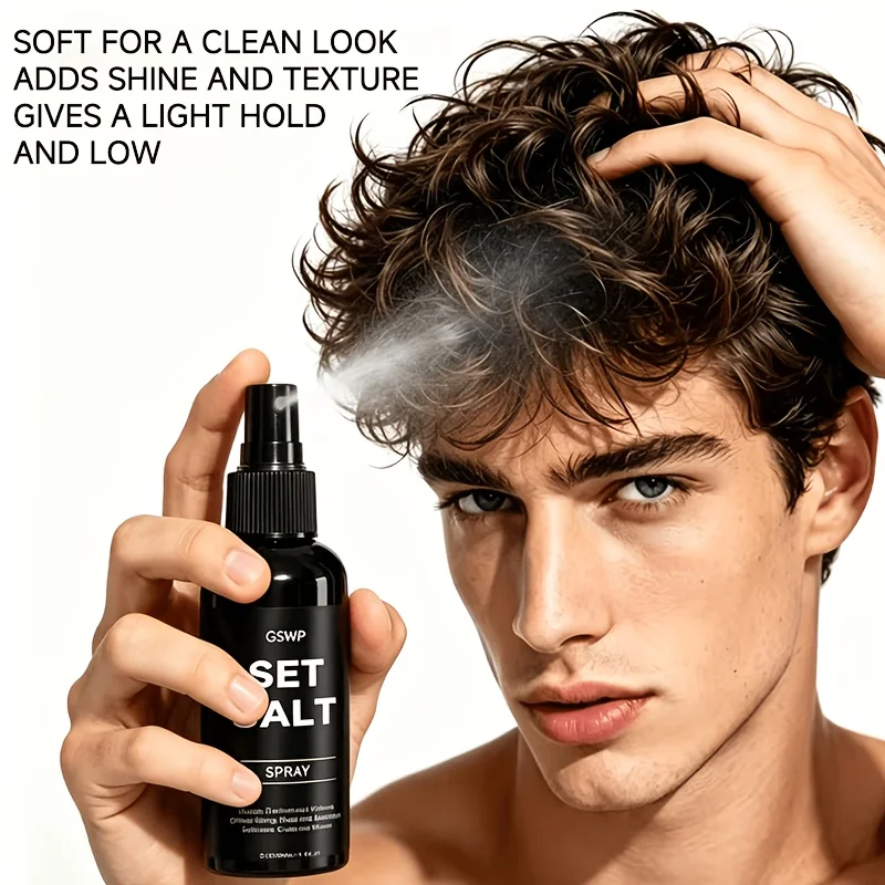 GSWP Sea Salt Styling Spray，Refreshing and Non-Sticky, Instantly Adds Volume，Designed for Fine.55ml/110ml