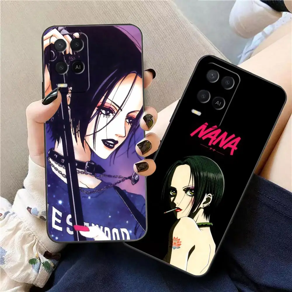 Nana Osaki on Purple Tie Dye Phone Case For OPPO A98 A95 A96 A94 A93 A92S A78 A76 A74 A71 A57 A55 A53 A33 A17 Case Funda Coque