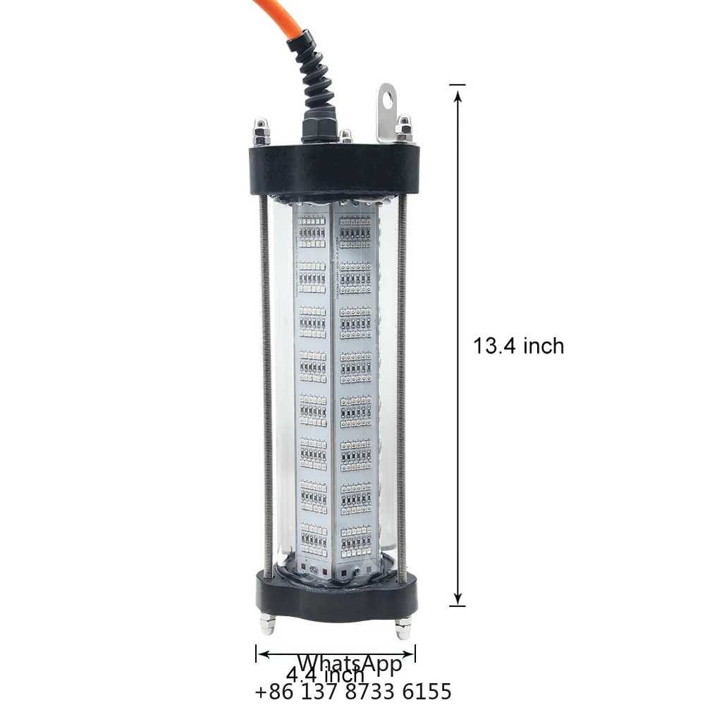 300W Led Fishing Light IP68 360 Degrees Underwater Led Fishing Light Outdoor Waterproof Retro Tent Lamp Fishing