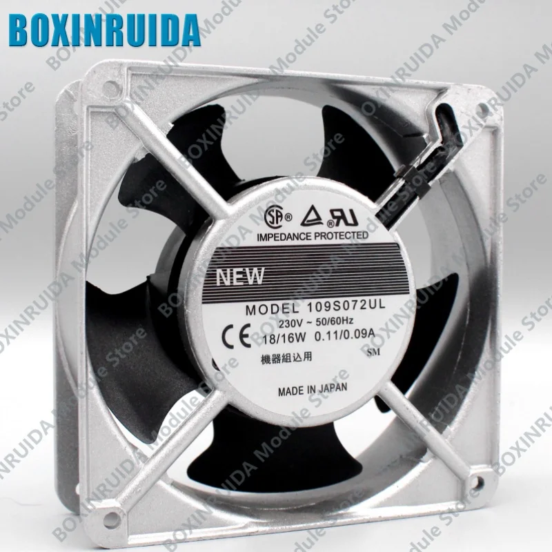 Brand new original 109S072UL mask machine cooling fan 230V~50/60Hz 18/16W 0.11/0.09A
