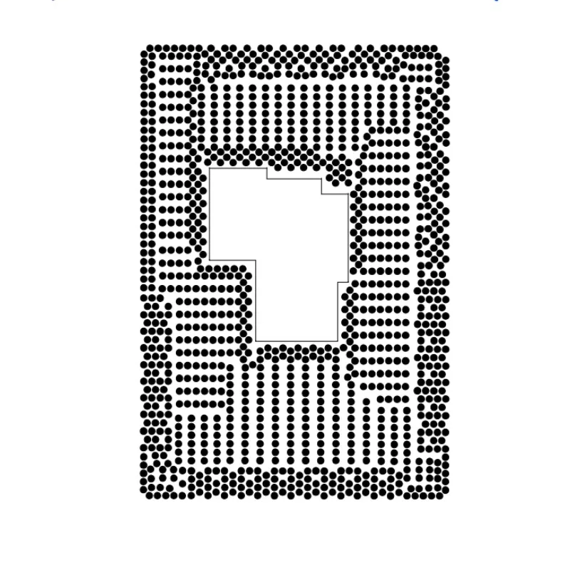 Direct Heating 80*80 90*90 SRMDM SRMDQ SRMDS SRMDP SRMDN Q1XW SRMLQ SRMLP SRMLN SRMLM BGA1264 BGA Stencil Template