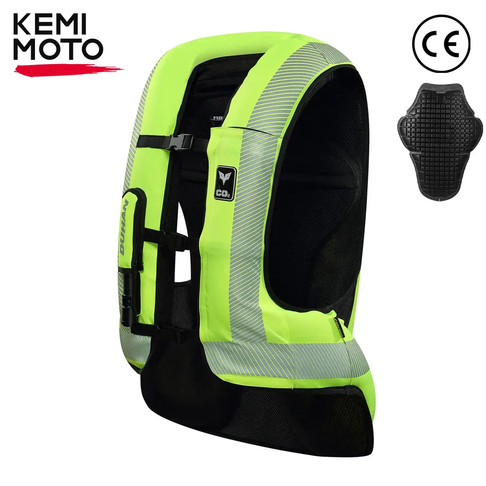 

Motorcycle Air-bag Vest Jacket Air Bag Reflective Safety Racing Riding Protective Gear Motorbike Anti-fall Off-Road Motocross