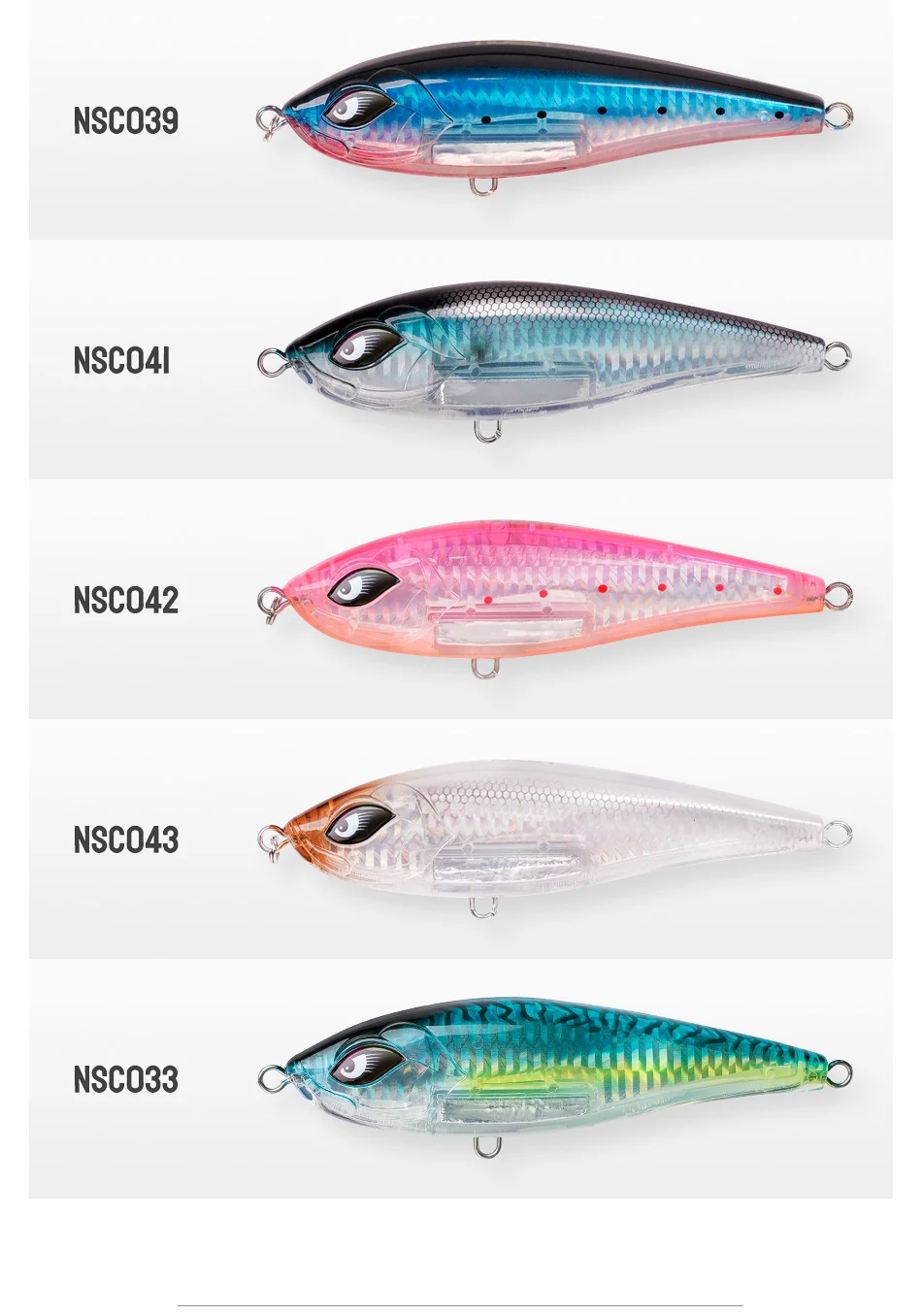 Noeby Inshore Twitchbait Angelköder 115mm 38g Sinkender Pencil Jerk Wobbler 3X Haken Künstlicher Harter Köder Salzwasser-Angelköder – Detail 12