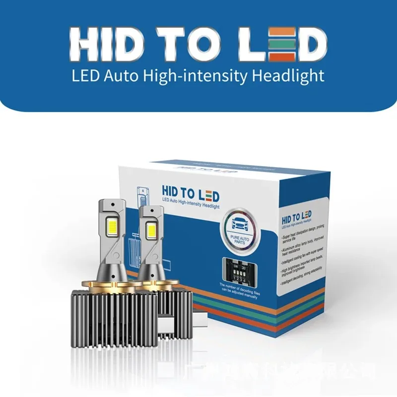

Plug and Play D1S D2S D3S D4S D5S D8S LED Headlight Bulbs Replace HID Xenon Super Bright Focused Beam Car Headlamp