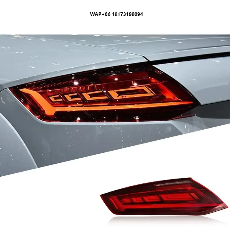 

Pair New LED Taillight Assembly Rear Lamp Upgrade for Audi-TT 2015-2018 Car Tail Lights Dynamic Signal Lamps Brake Lamps
