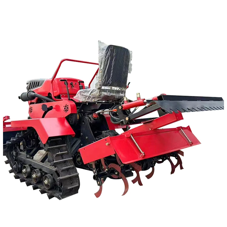 Rotary Tillage Agricultural Machinery Rotary Cultivator Mini Tiller Cultivator Farm Crawler Tractor