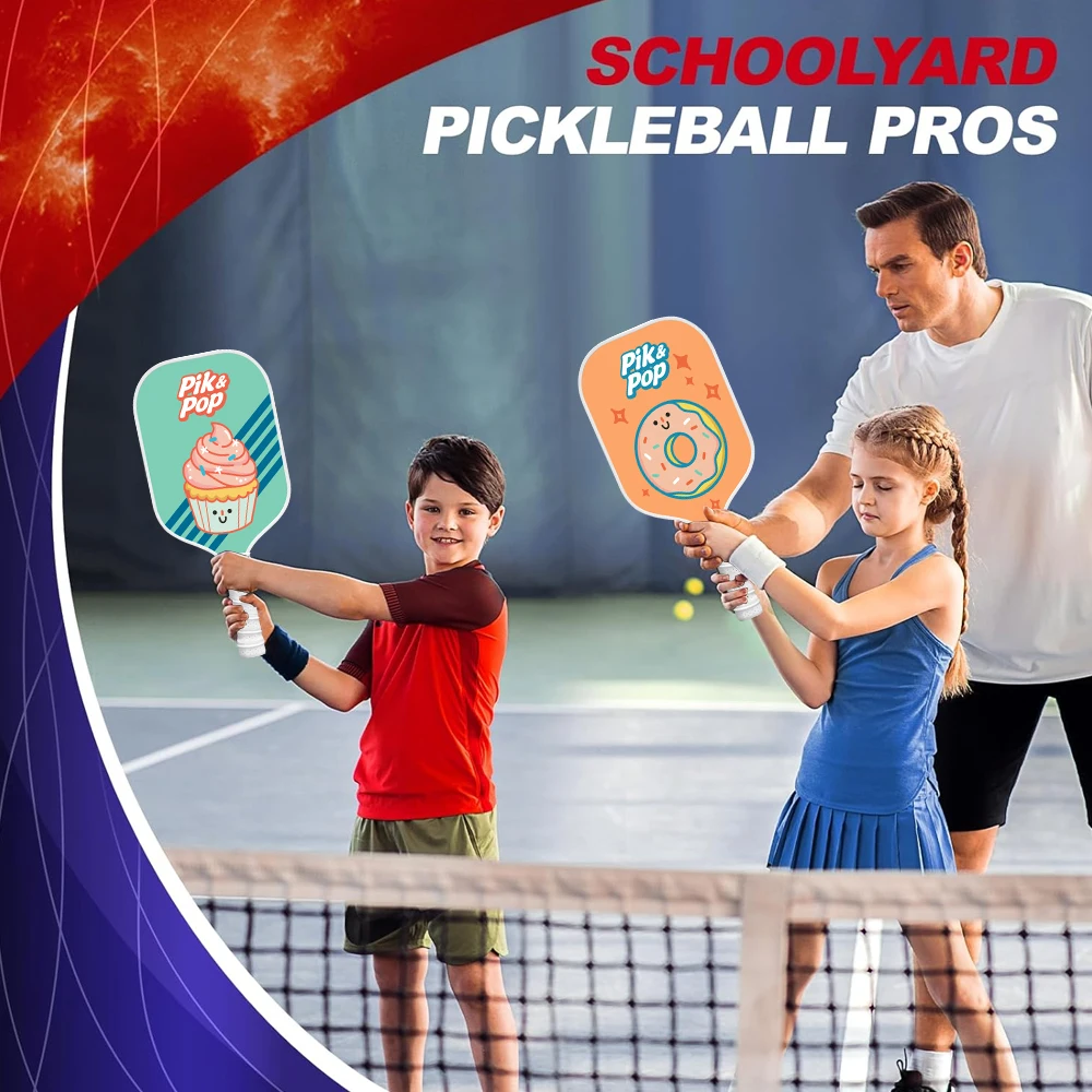 

The Perfect Pickleball Gift Set Complete Kit with 2 Paddles, Balls, & Carry Bag. Great for Players of All Levels,from Beginners