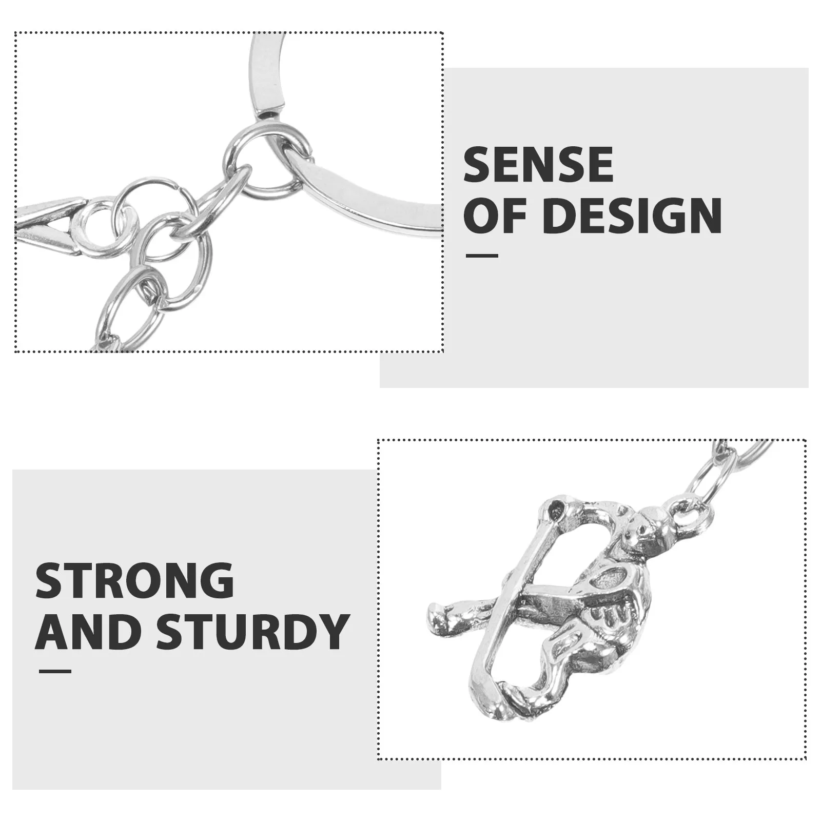 Hockey Player Keychain Metal Sports Key Ring Keychain for Backpack Bag Purse Hanging Decor Accessories Keychains