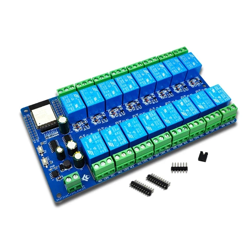 

16 Channel Relay Module DC5-12V Power Supply ESP32 Development Board ESP32-WROOM Secondary Development Module