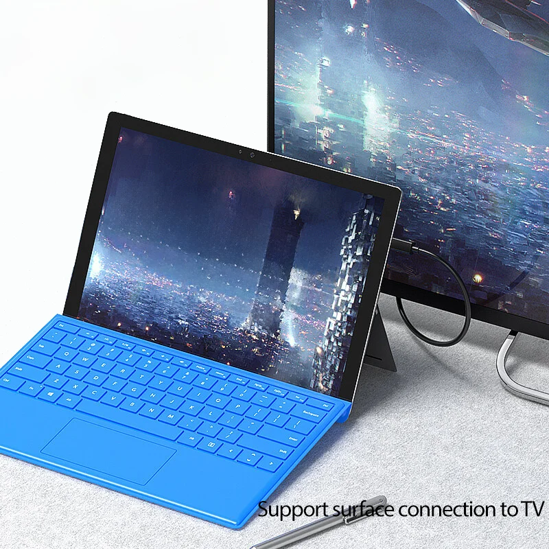 4 K Mini DP to HDMI-Compatible Adapter Converter Display Port Male DP to Female HD TV Cable Adapter Video Audio For PC TV