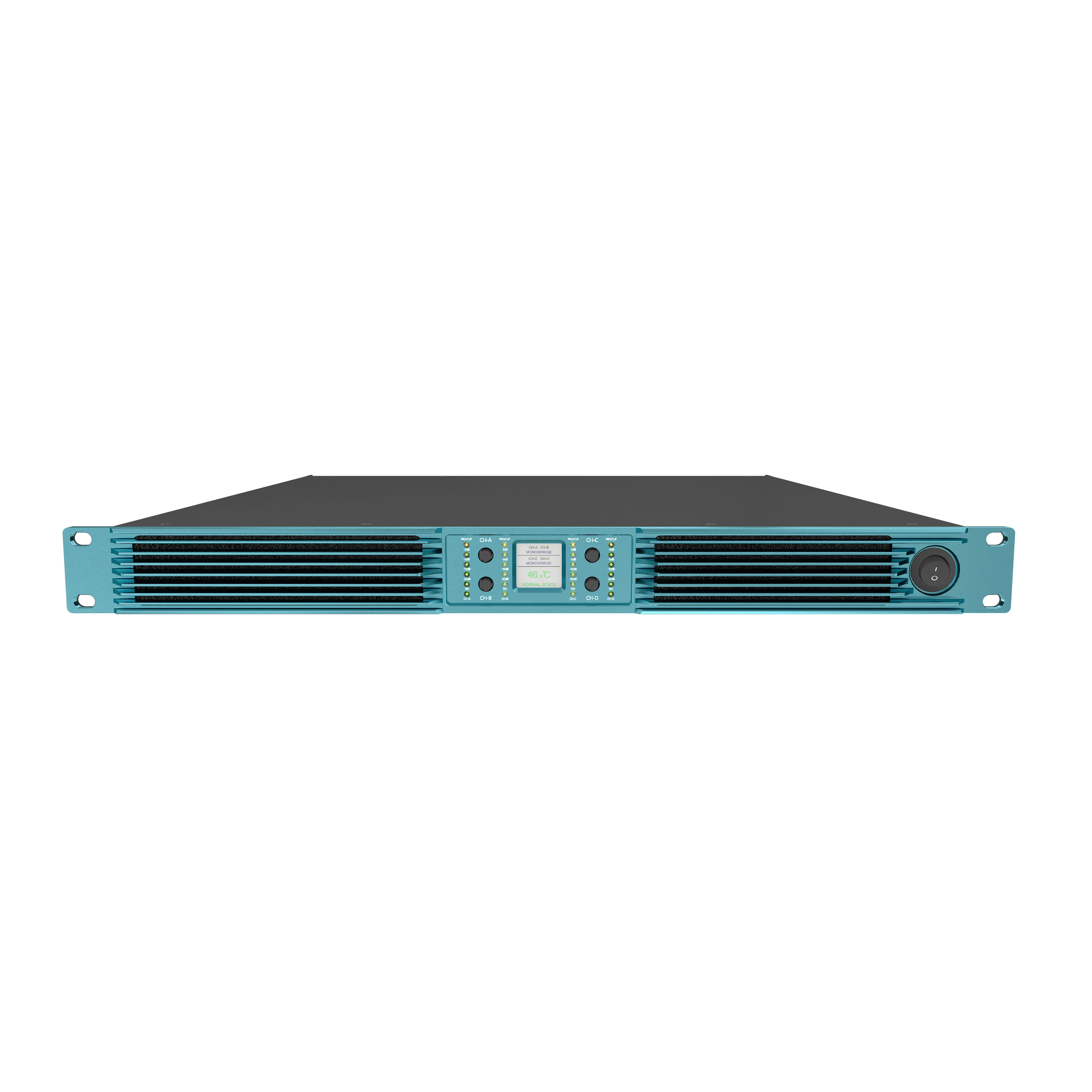 M4-3500 Power Digital Metal Amplifier 1U 4x3500W 8ohm Factory Direct